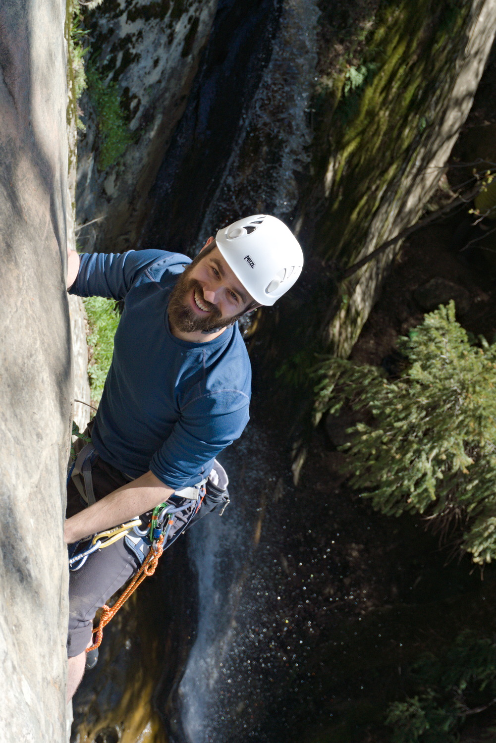 Climbing Waterfall Cliffs - Castle Rock State Park